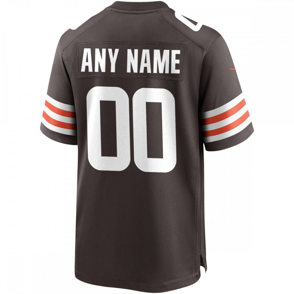 Nike Cleveland Browns Custom Game Jersey - Brown-GridironStore